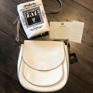 Frye Harness Saddle Crossbody - Off White